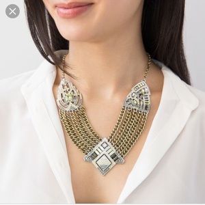 Nwt c+i statement Art Deco necklace